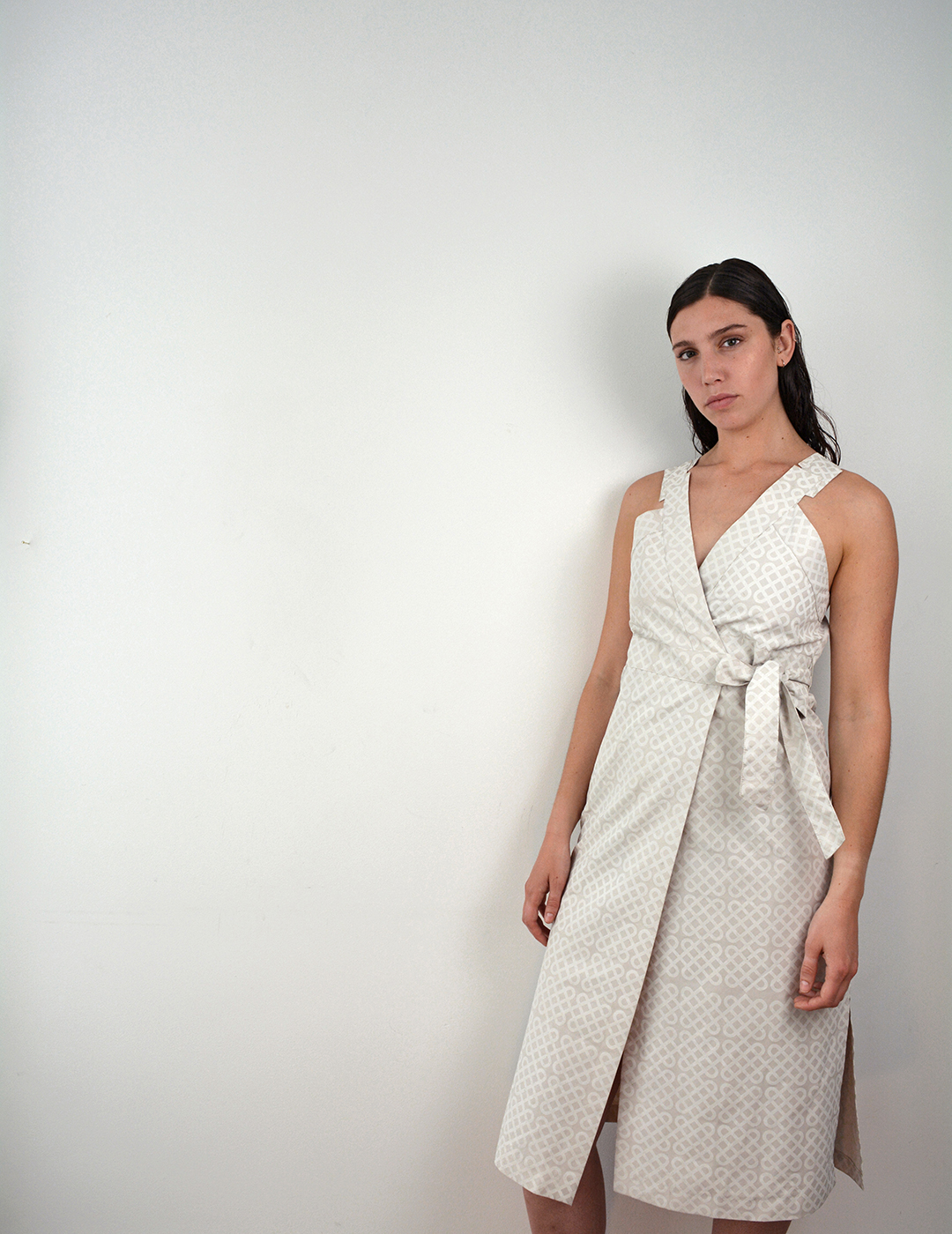 MAYYA x WORTH, dress made from recycled plastic