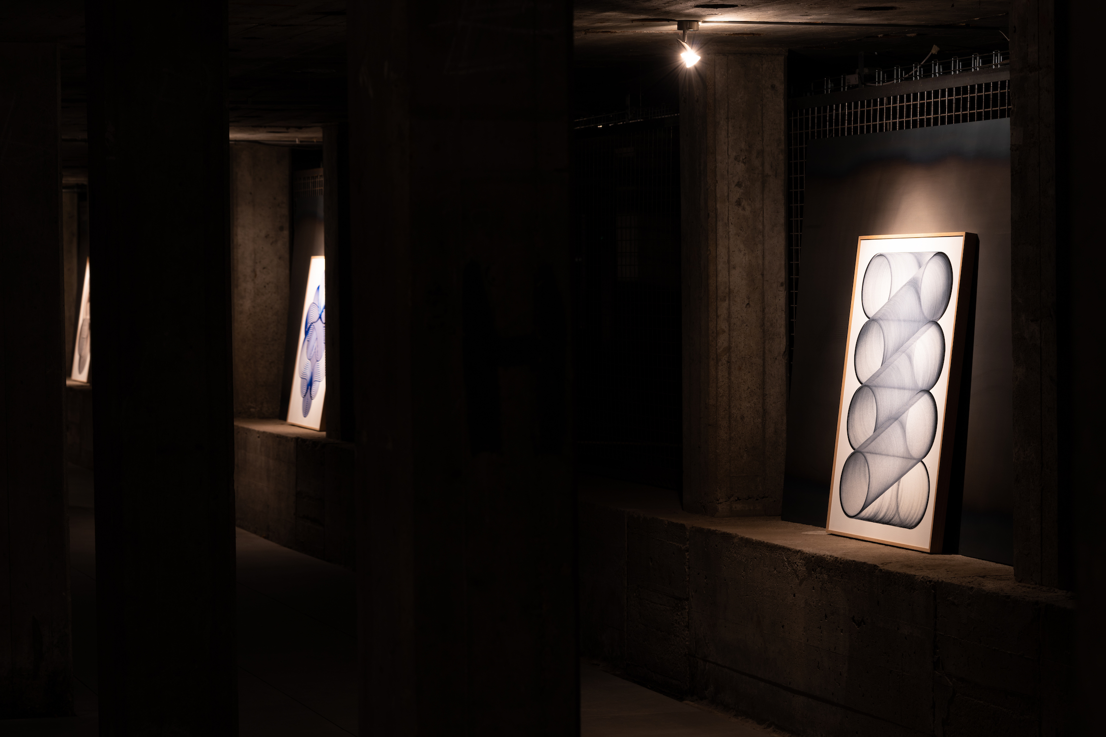 Exhibition view with work by Antigoon