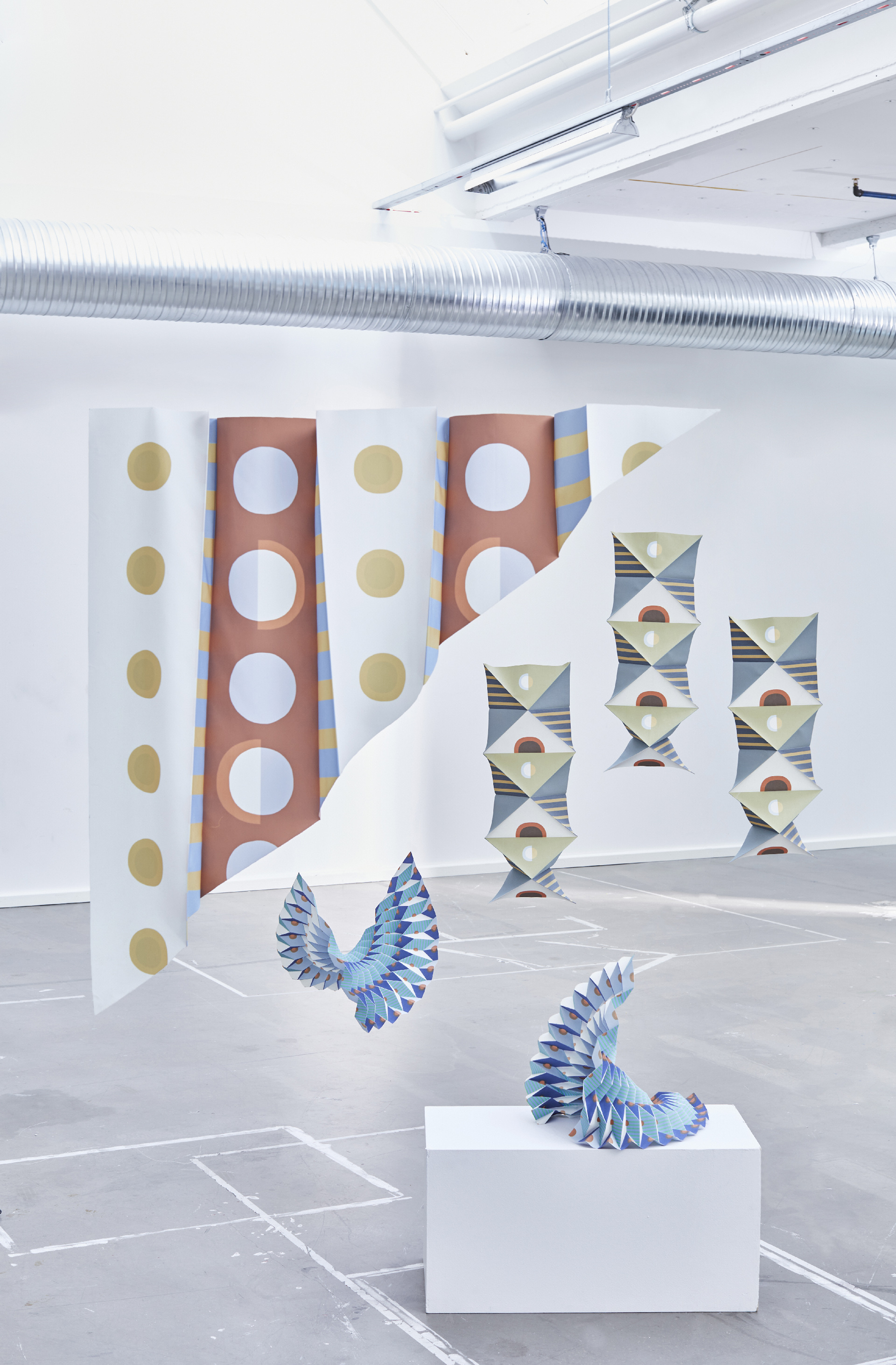 The collection Pleated patterns.