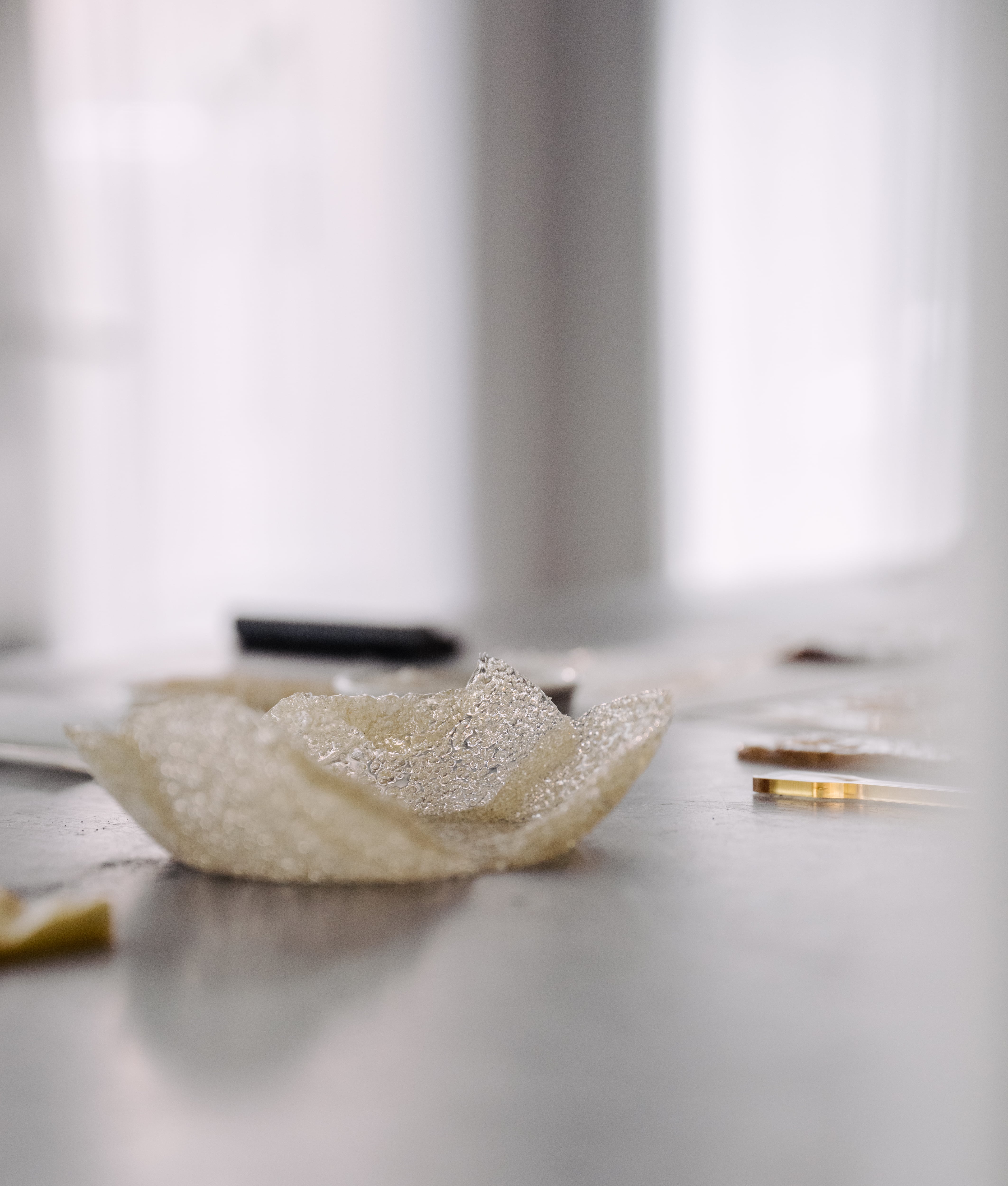 Material experiments with Releaf