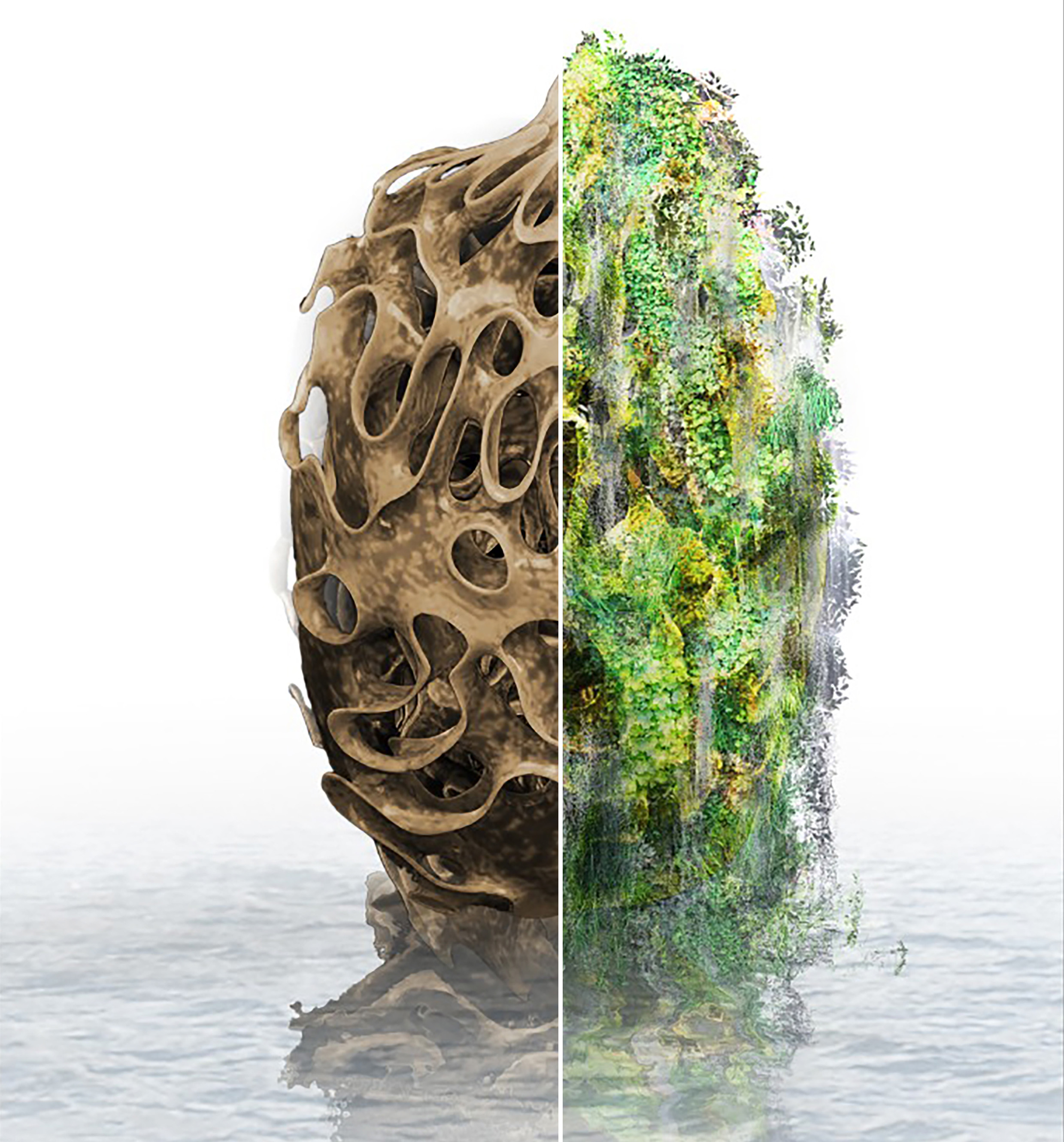 the concept: design of microclimates that overgrow