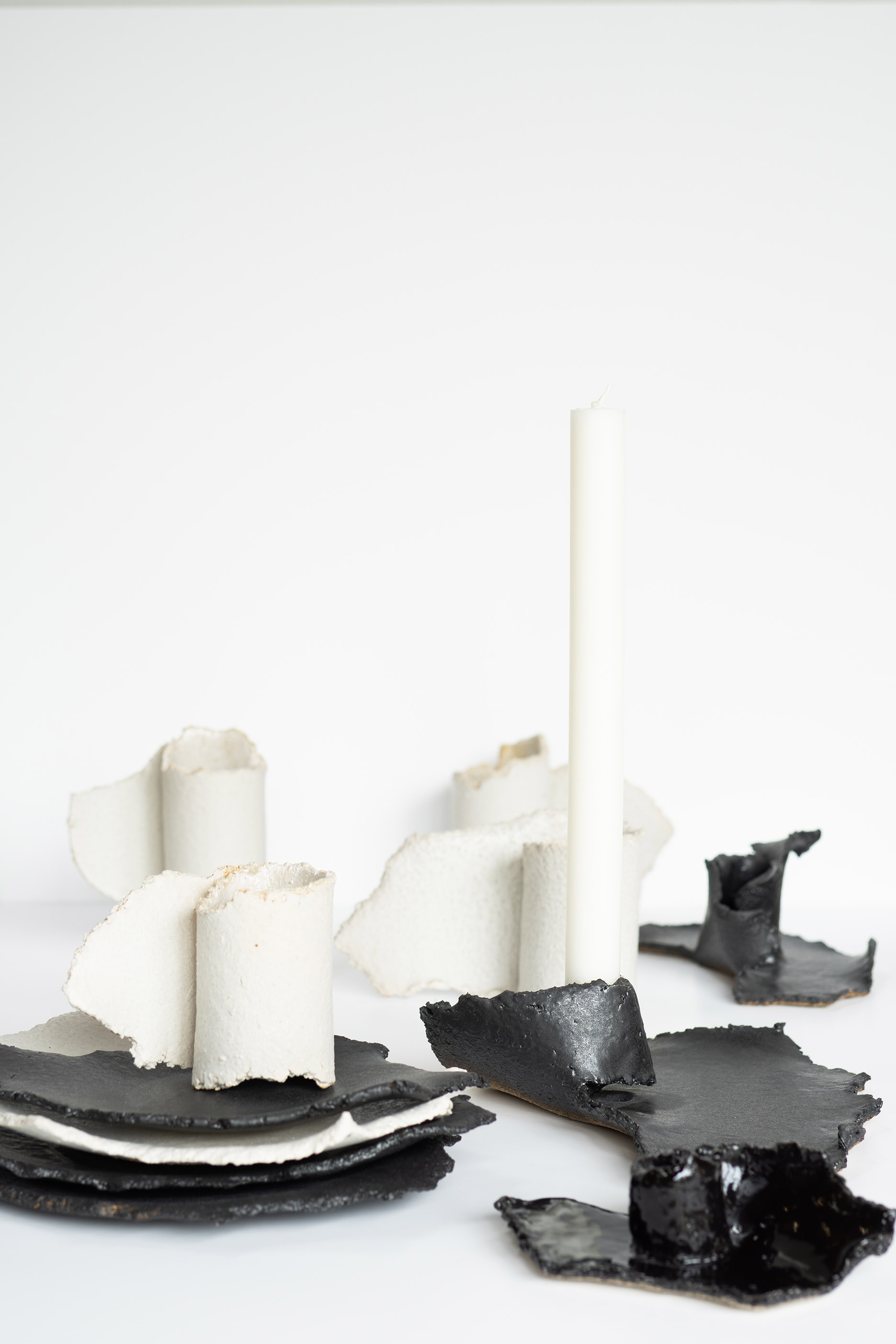 Ripped and Teared table top items