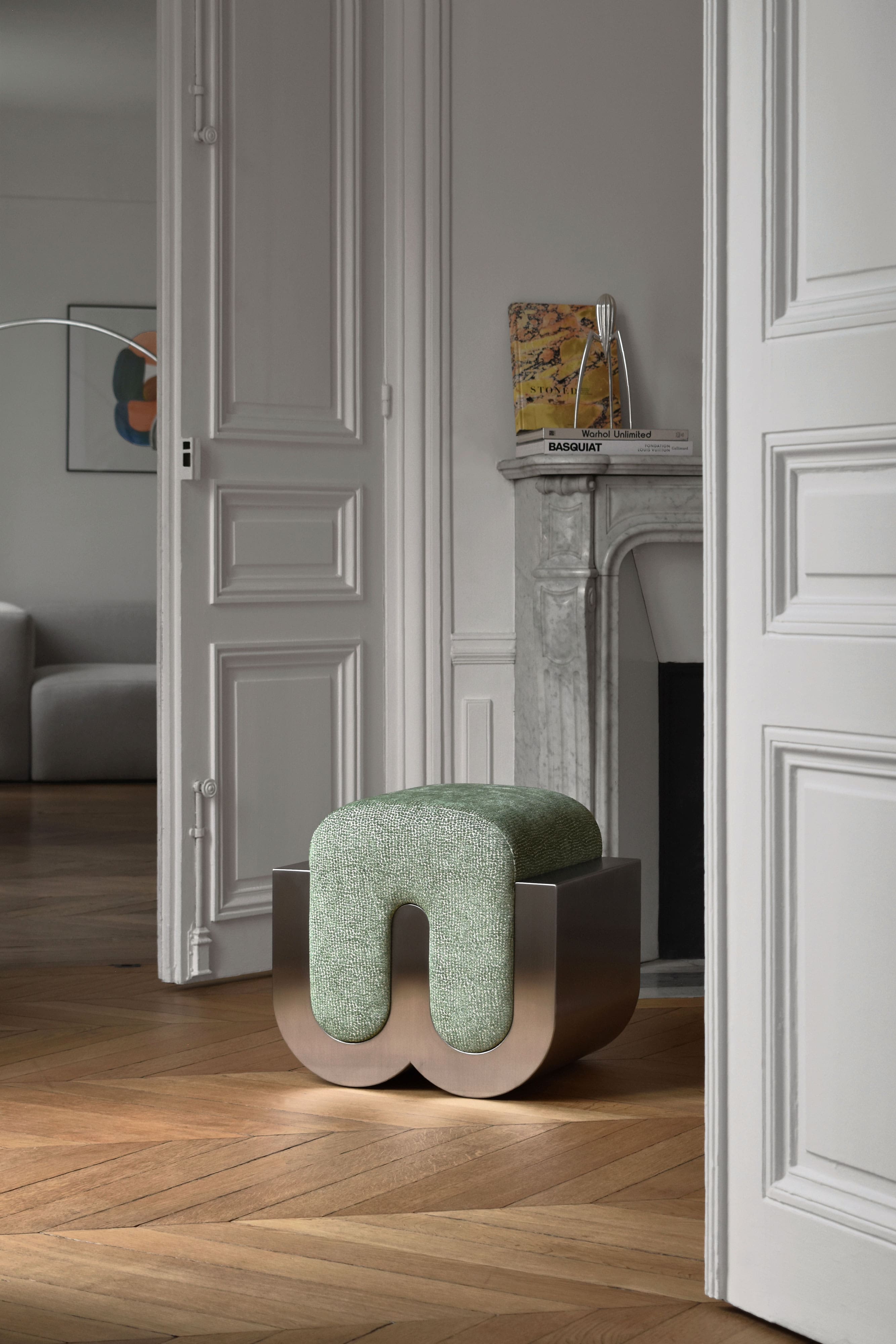 Rooly stool in a Parisian apartment