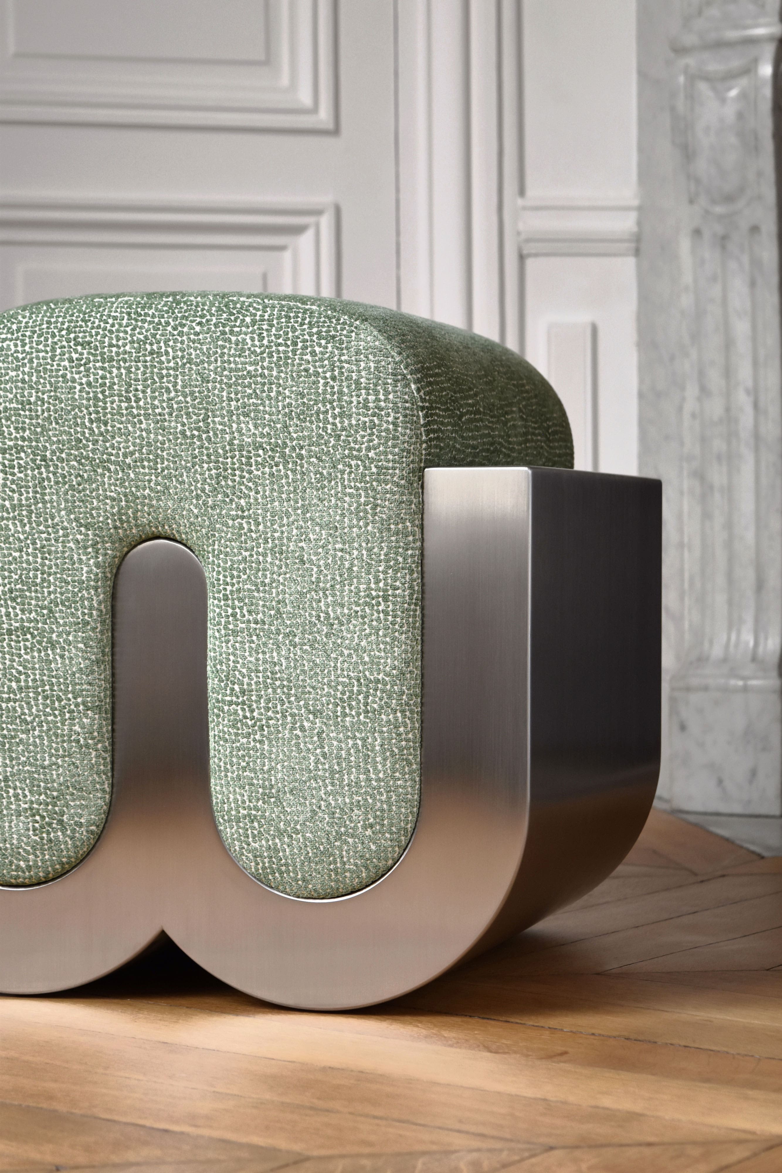 Rooly stool designed by Raphaël Pontais