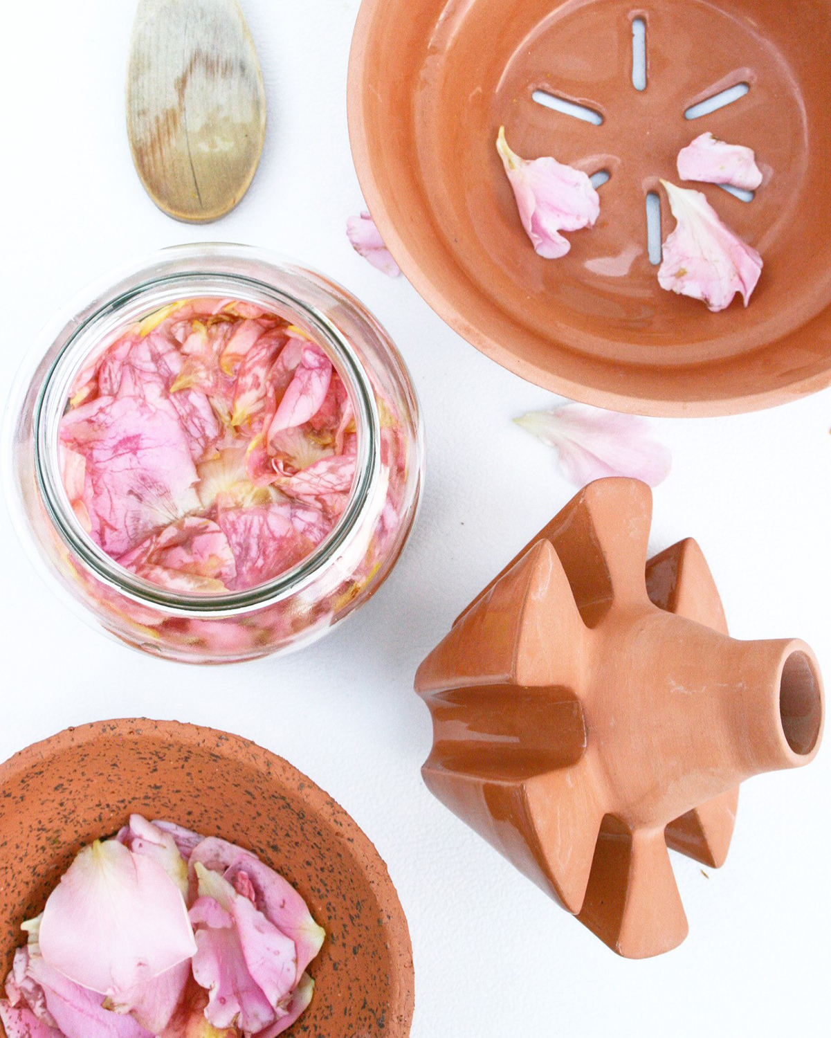 Making Rose Vinaigrette
