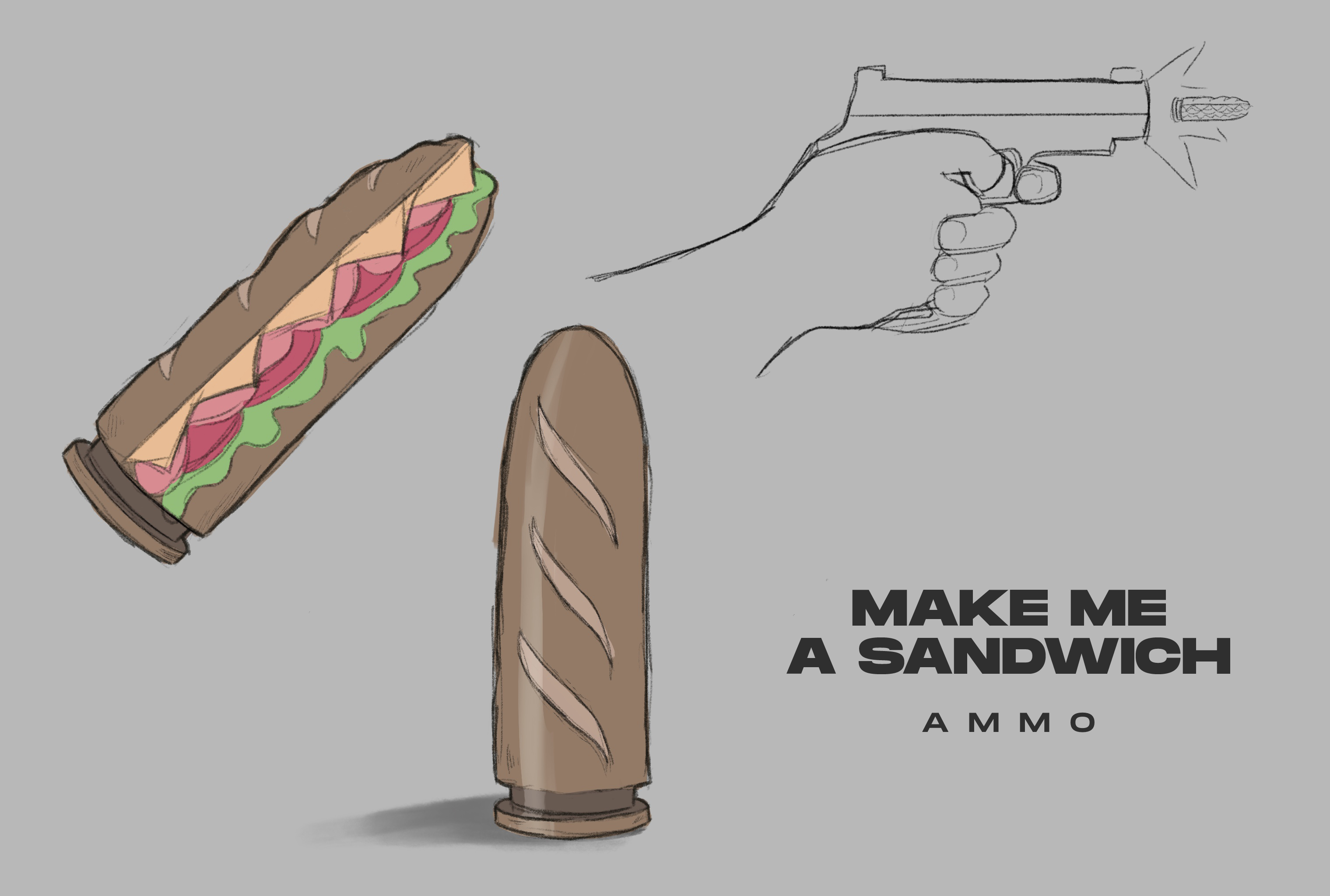 Concept art for bullet sandwich