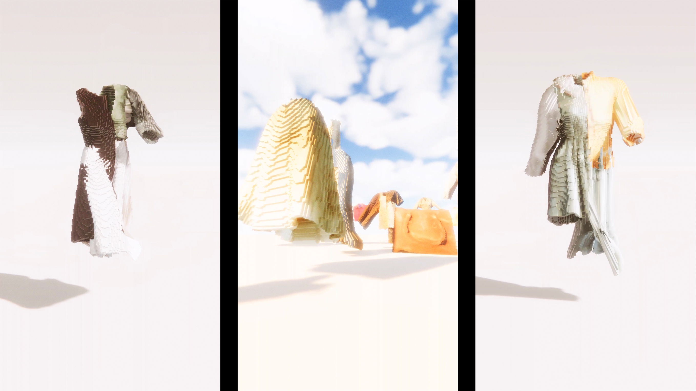 Video still of Decrypted Garments