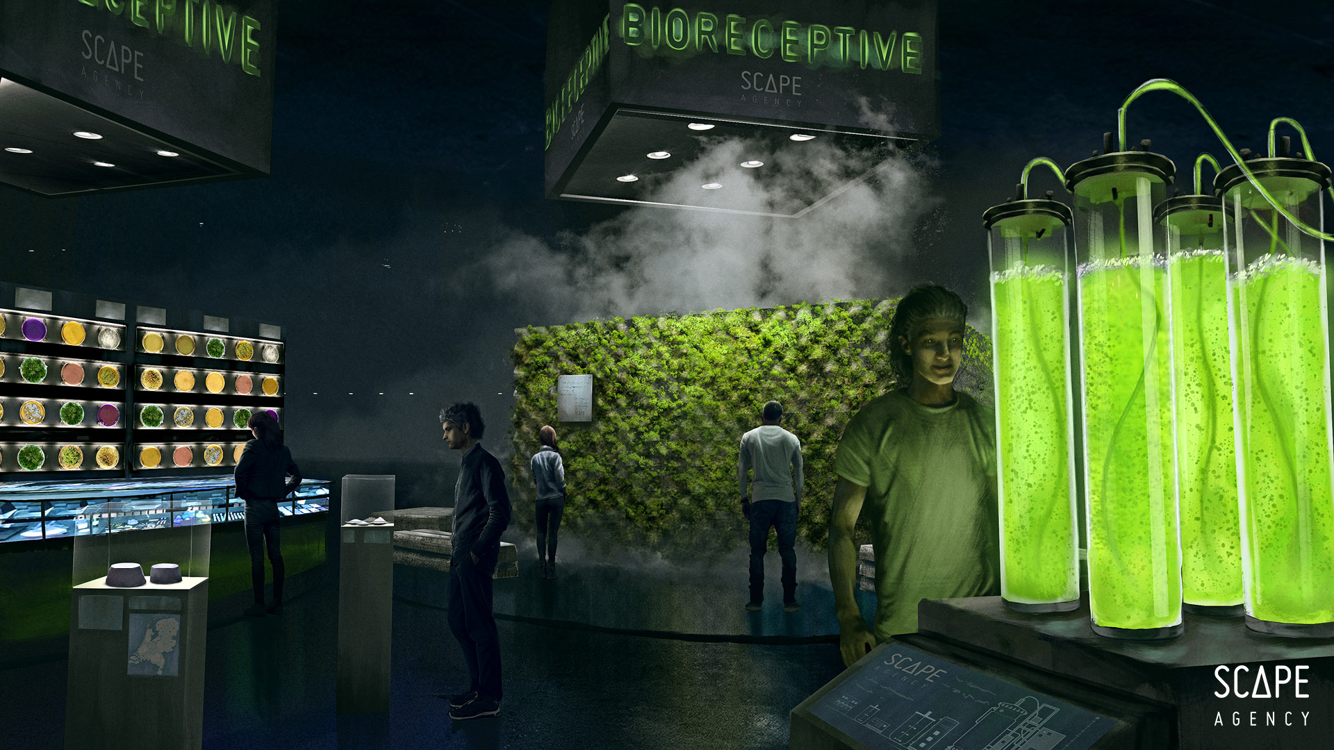 Bioreceptive Stations - Exposition