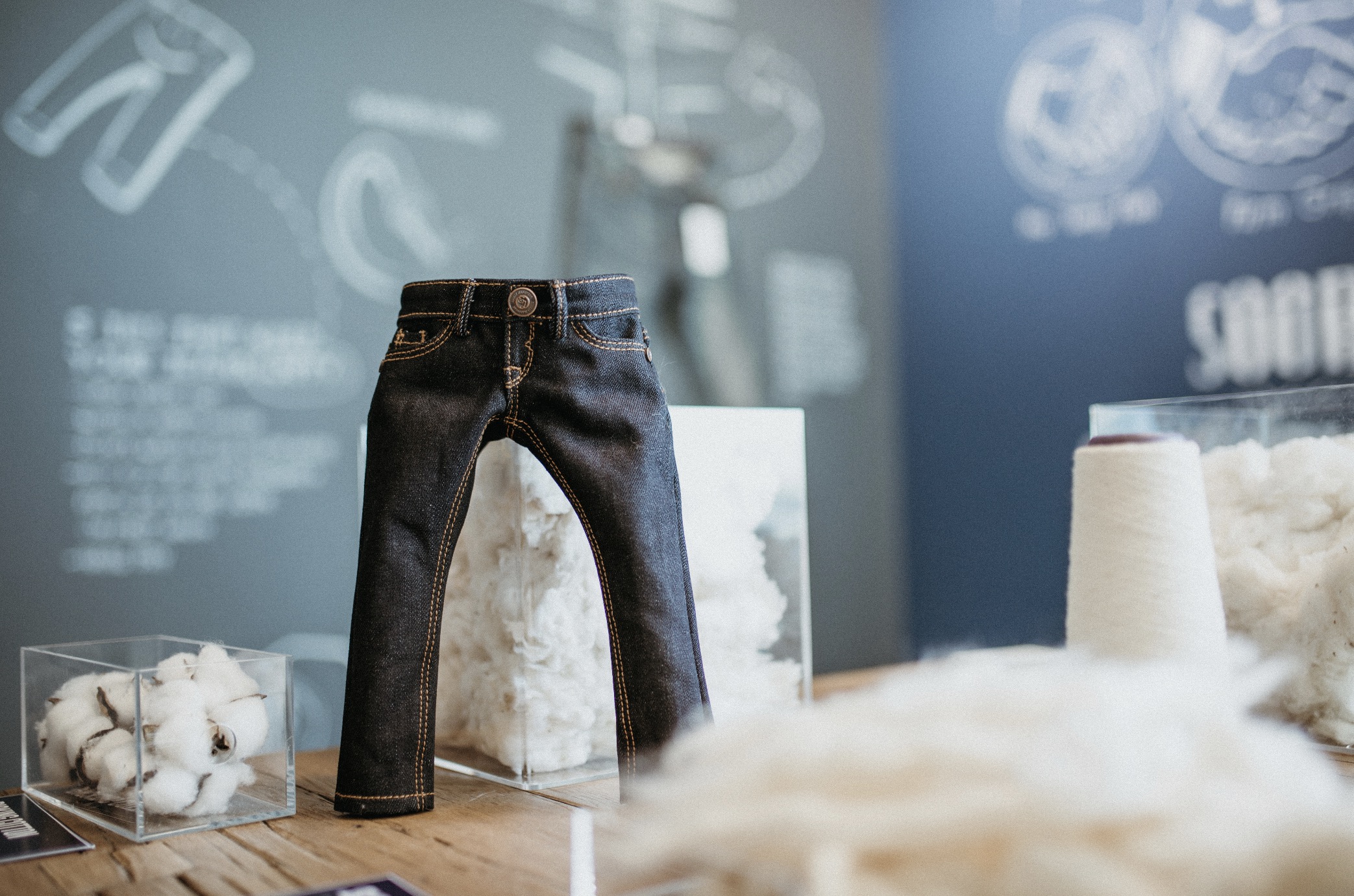 From Cotton to Garment, Denim Curiosity Table