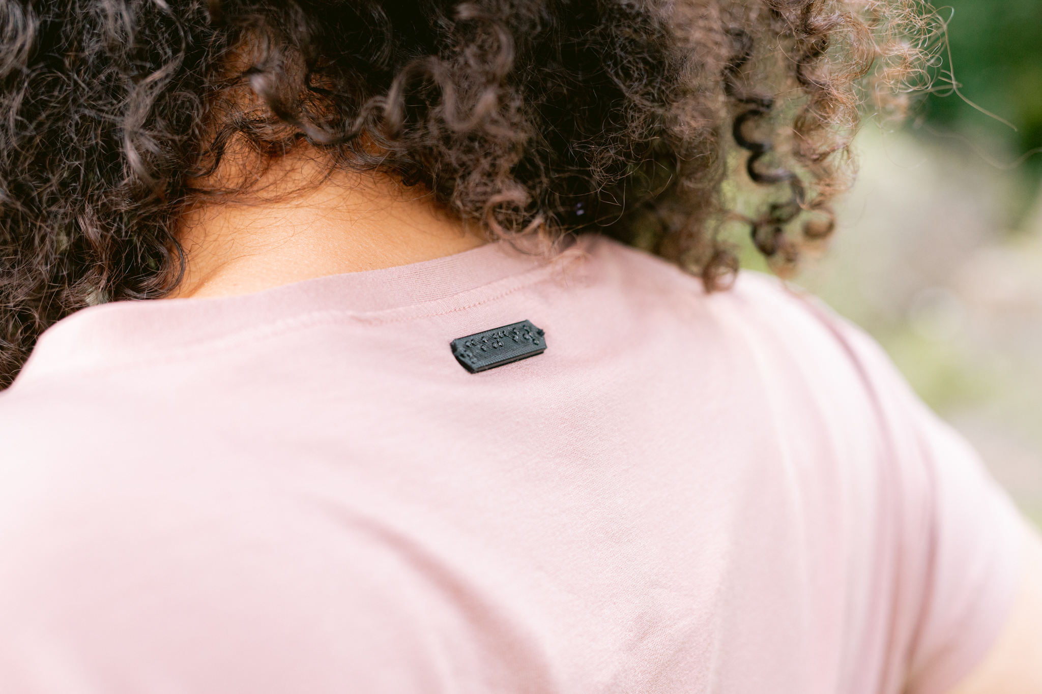 3D printed label to indicate the back