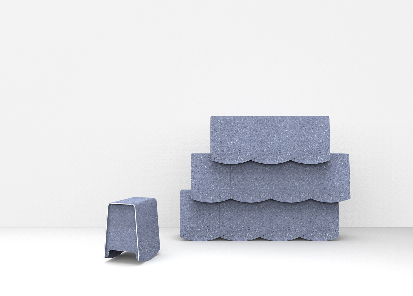 SHINGLE rendered wall