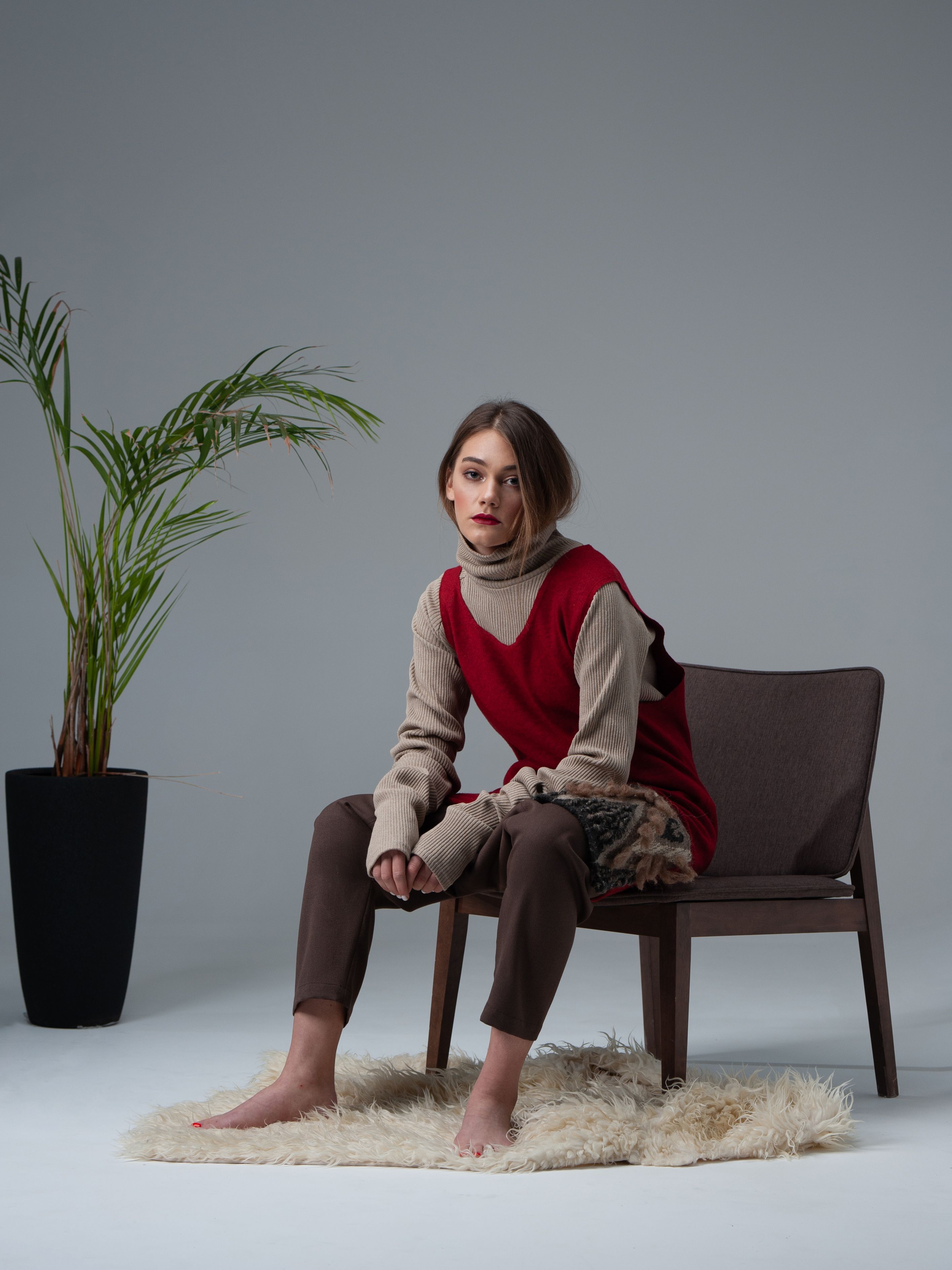 DANDAN dress with AYGUL pants look