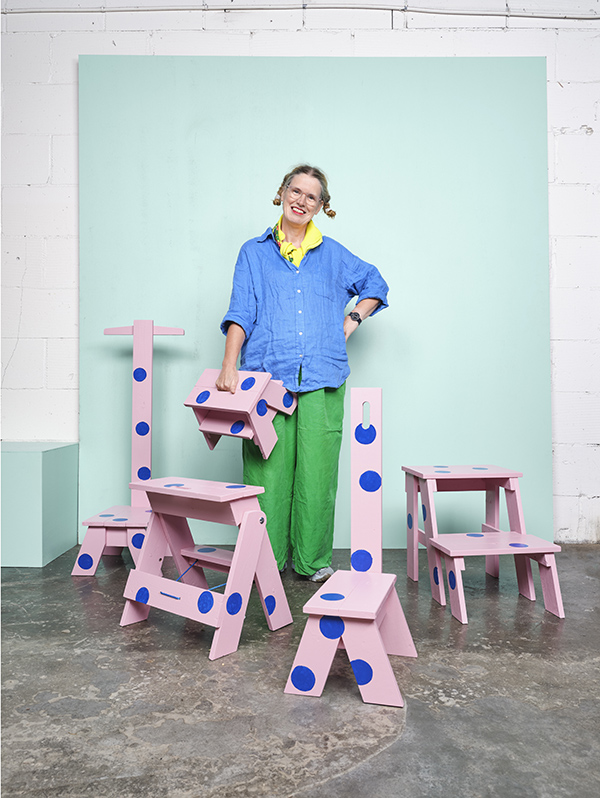 >TRAP  steps to sit or stand on, Ineke Hans