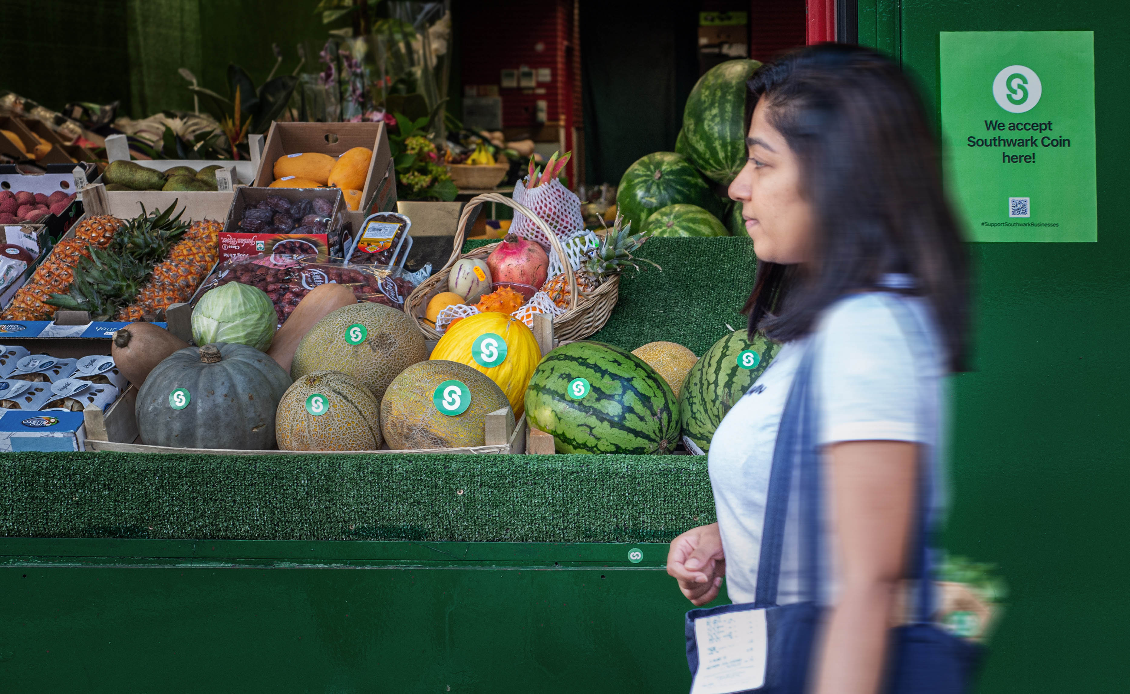 Local shop accepting Southwark Coin as a currency