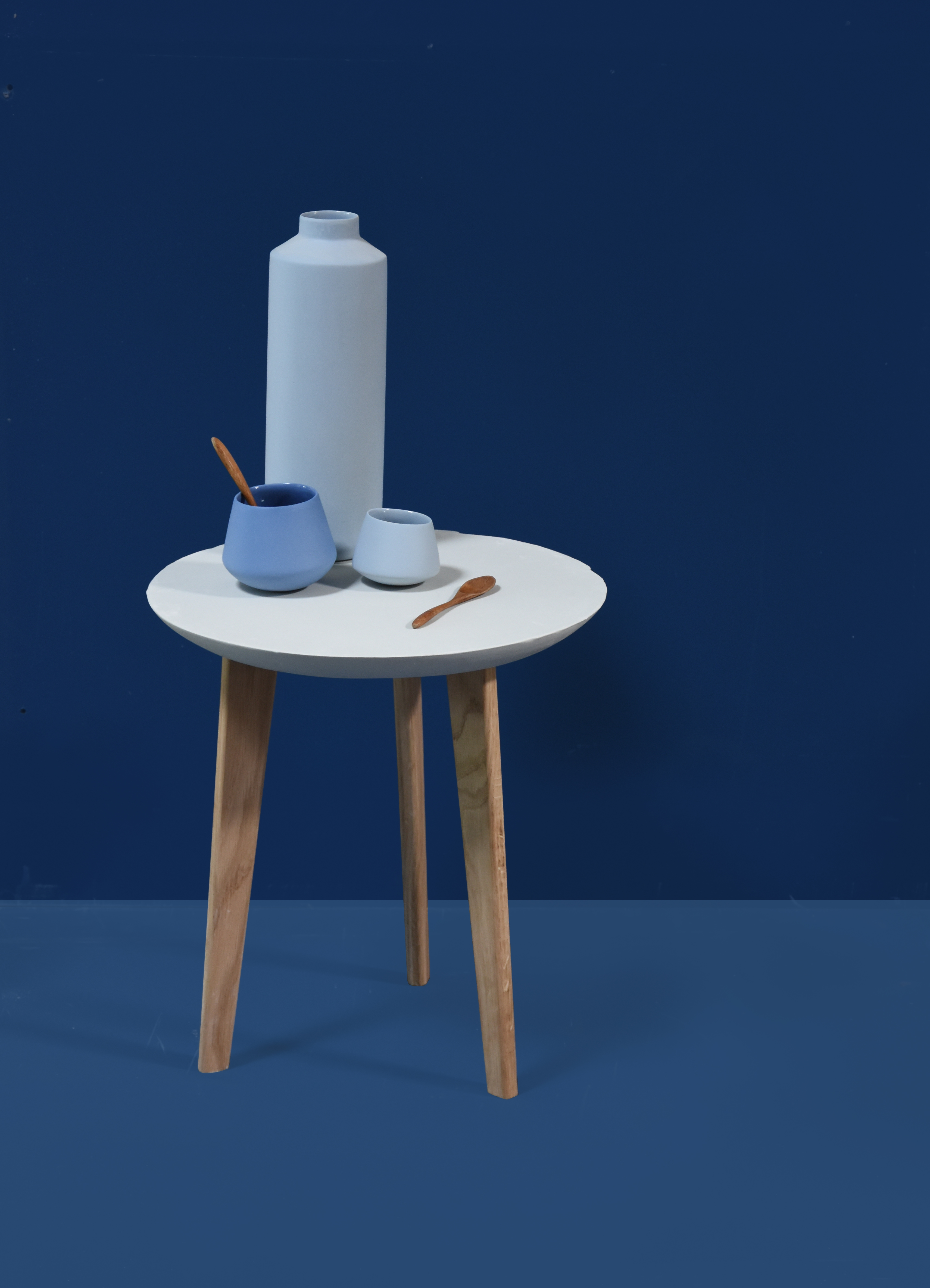 Porcelain side table