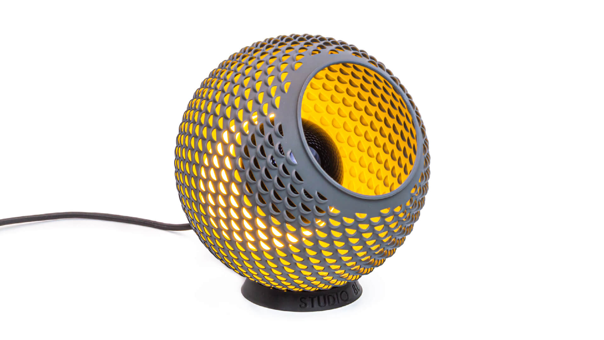 Table lamp Baguio Ø 21 cm anthracite