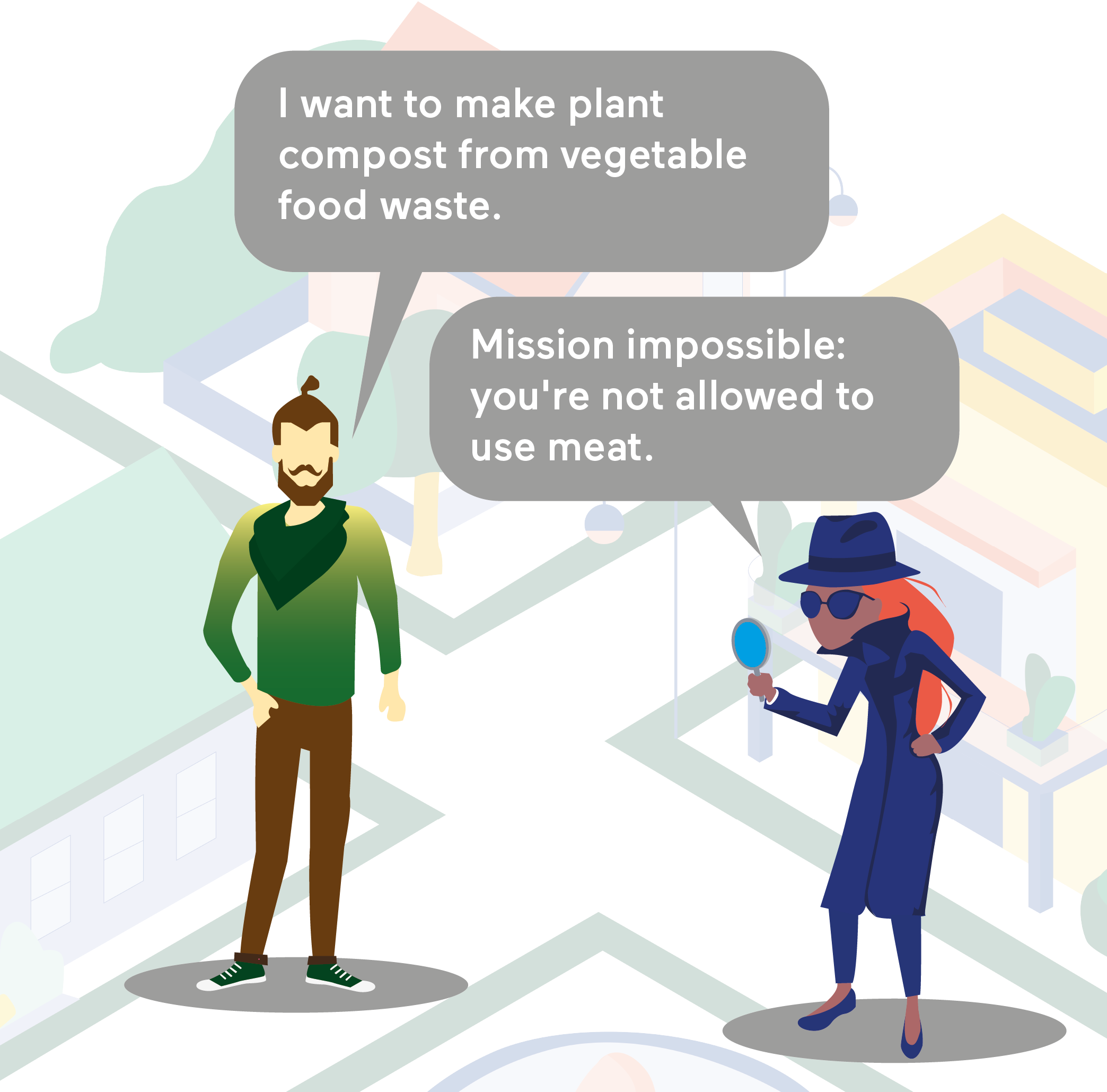 The absurd problems of circular entrepreneurs