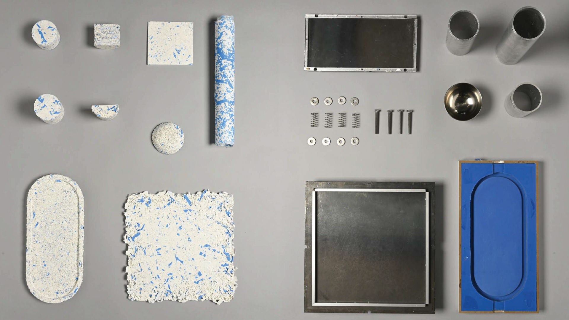 material samples with different properties