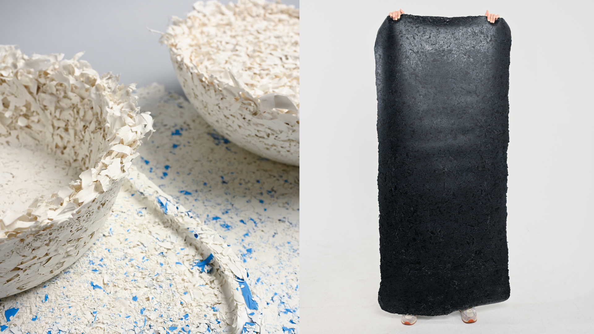 samples and lamina from terrazzoflex
