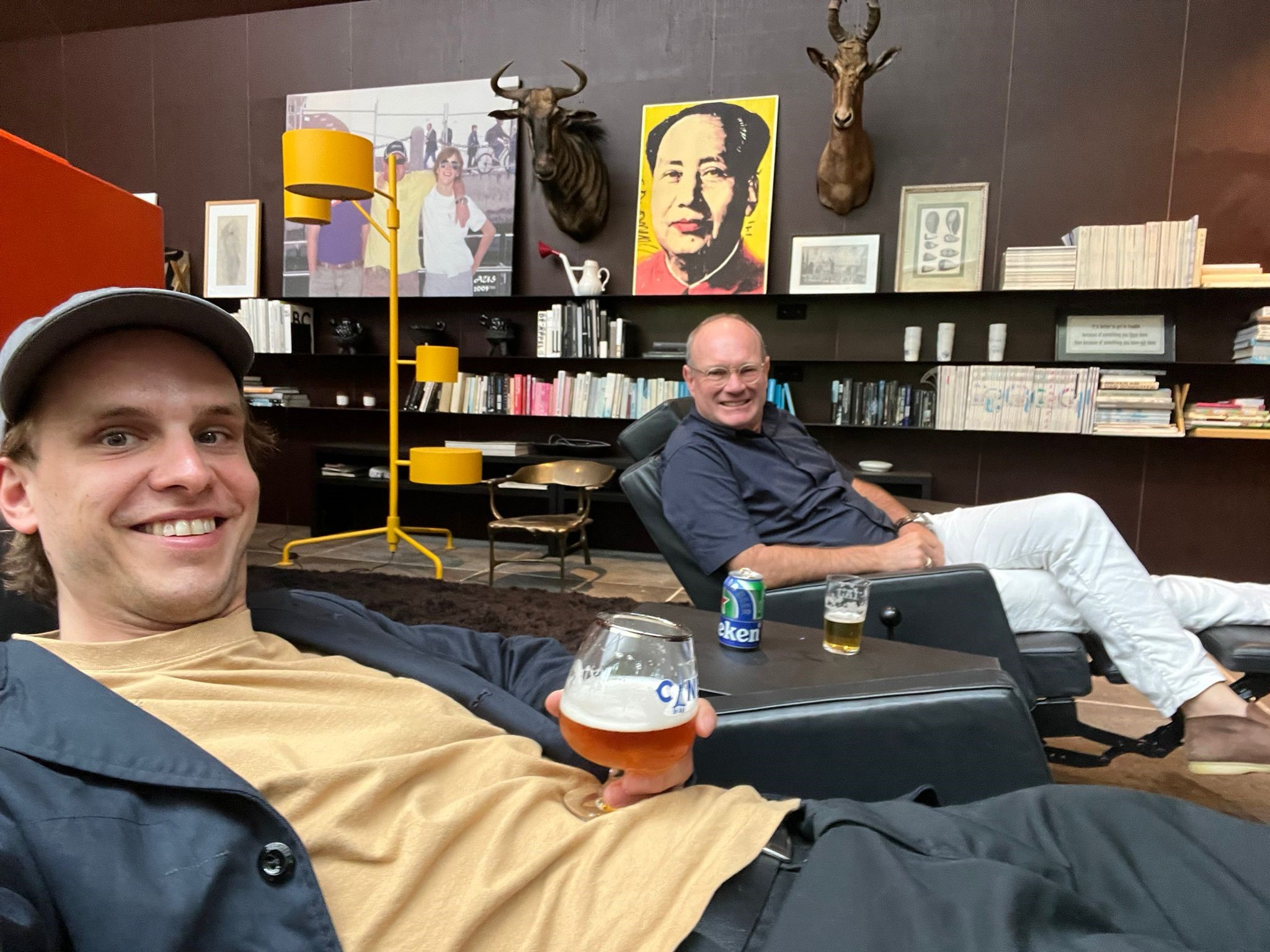 Teun Zwets & Hans Lensvelt design session.