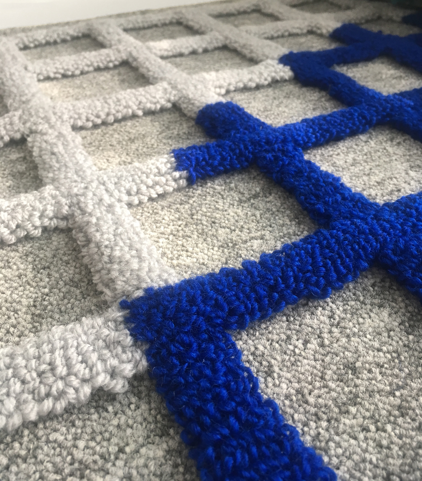 Textility, close-up wall carpet