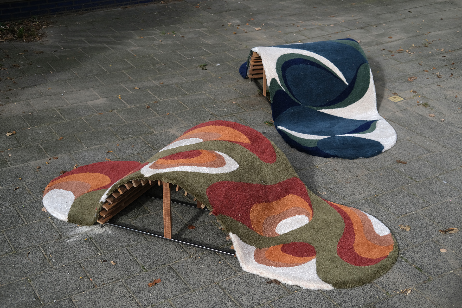 The set of two tide rugs