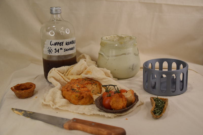 Cashew cheese fermentation process