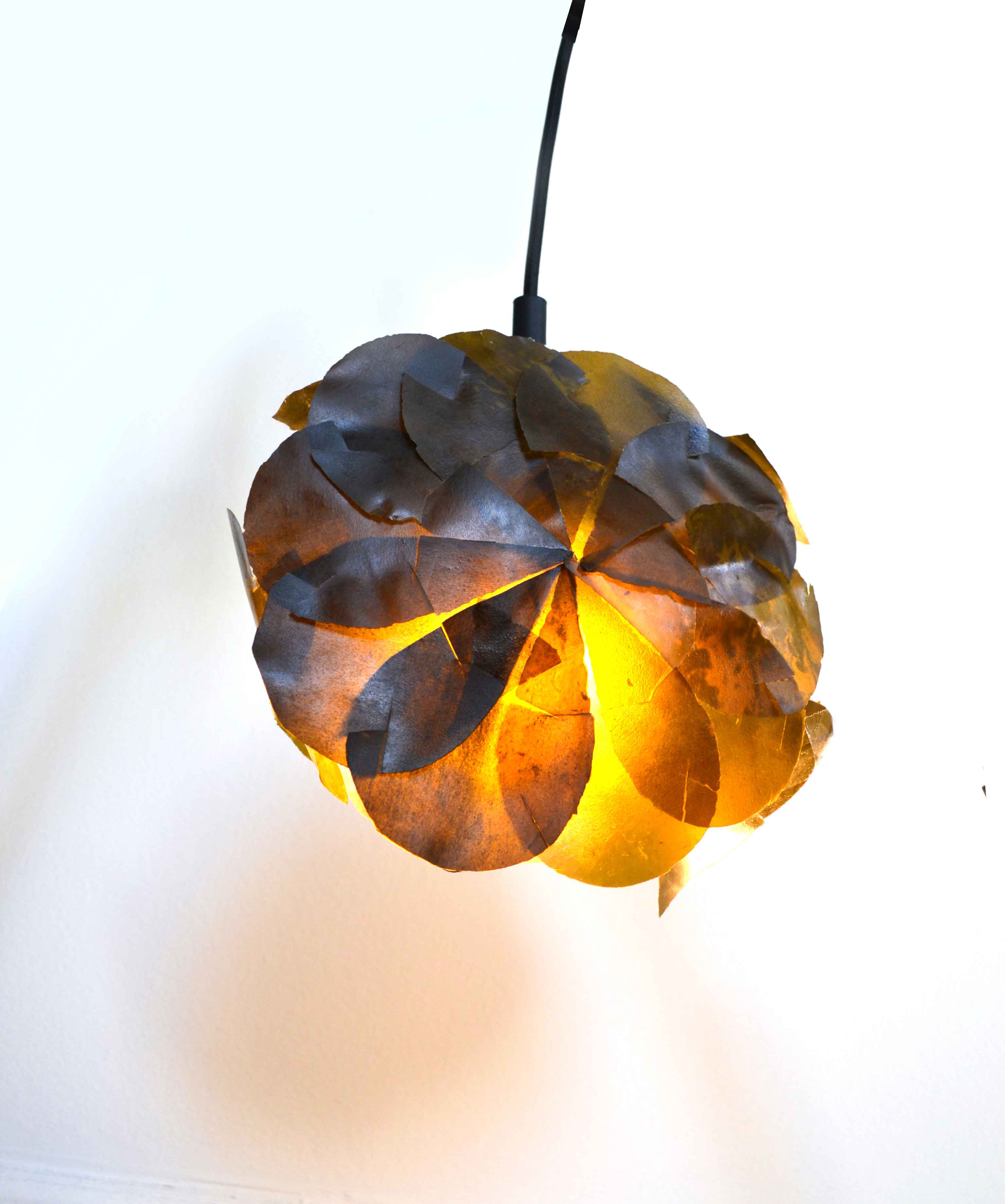 Kombu Leather Lampshade