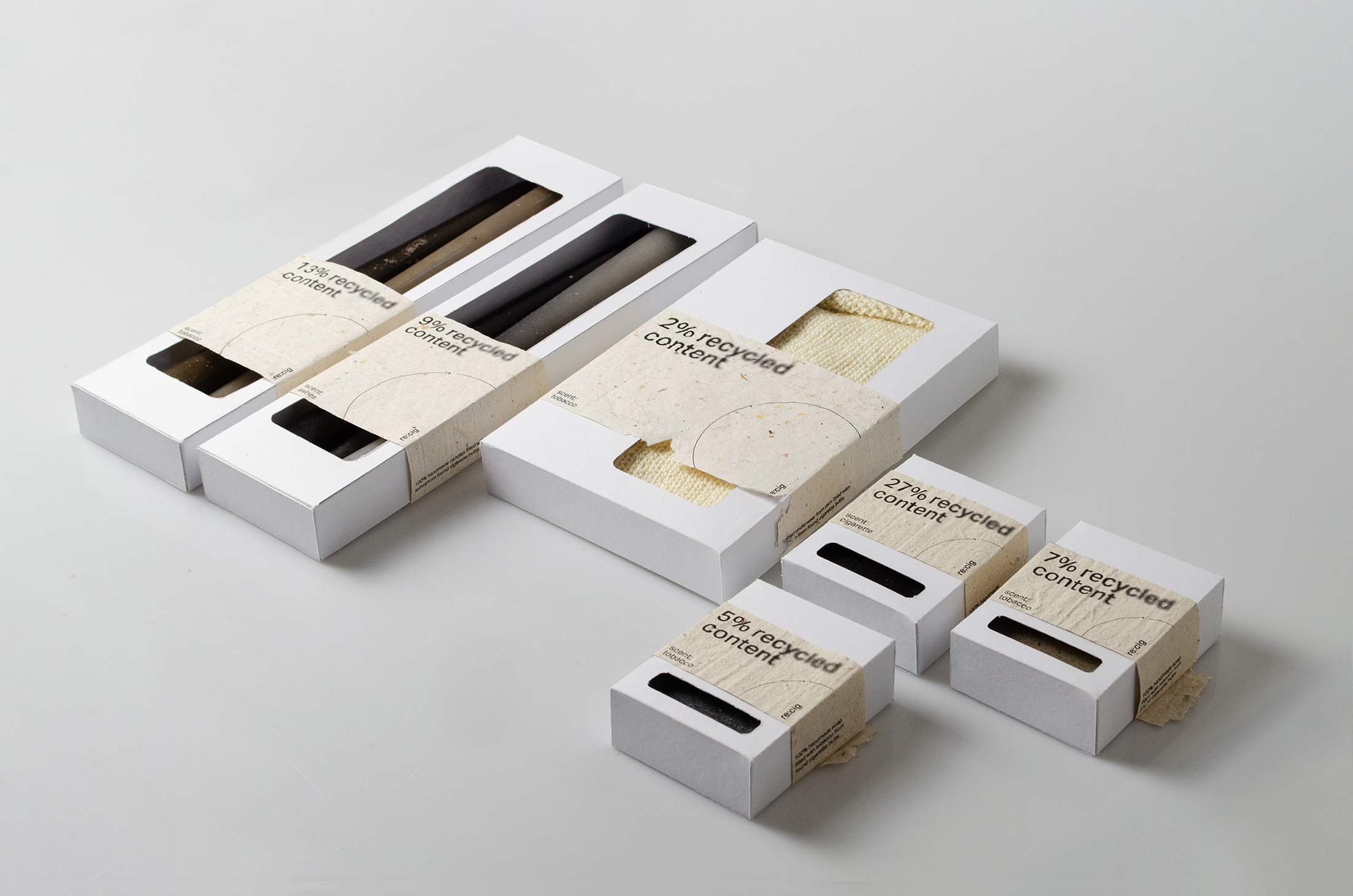 Products for the campaign re:cig
