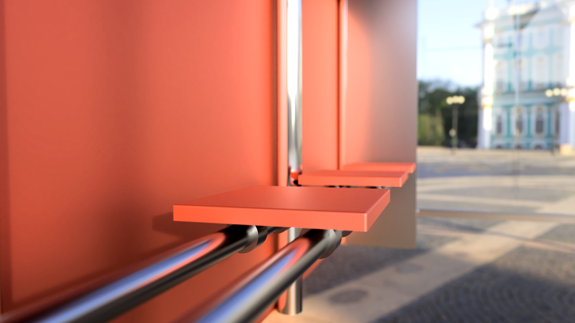 Transformer transit shelter seats