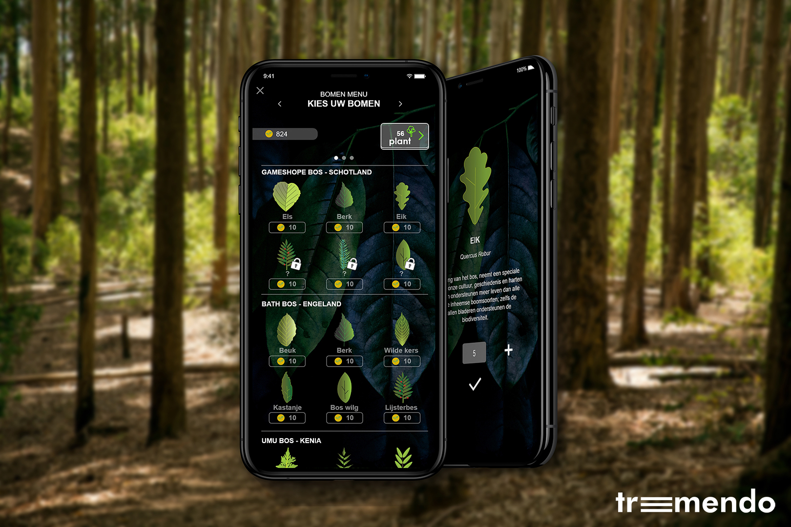 Treemendo Nederland beta app - 2020