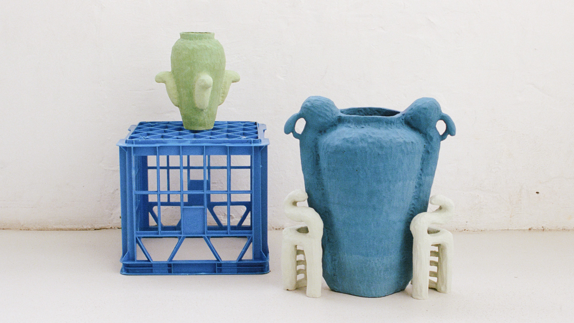 Hydra On The Lawn Vessel, Pool Party Vessel