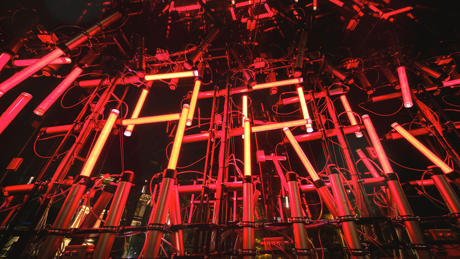 Tubes in Tschumi, detail