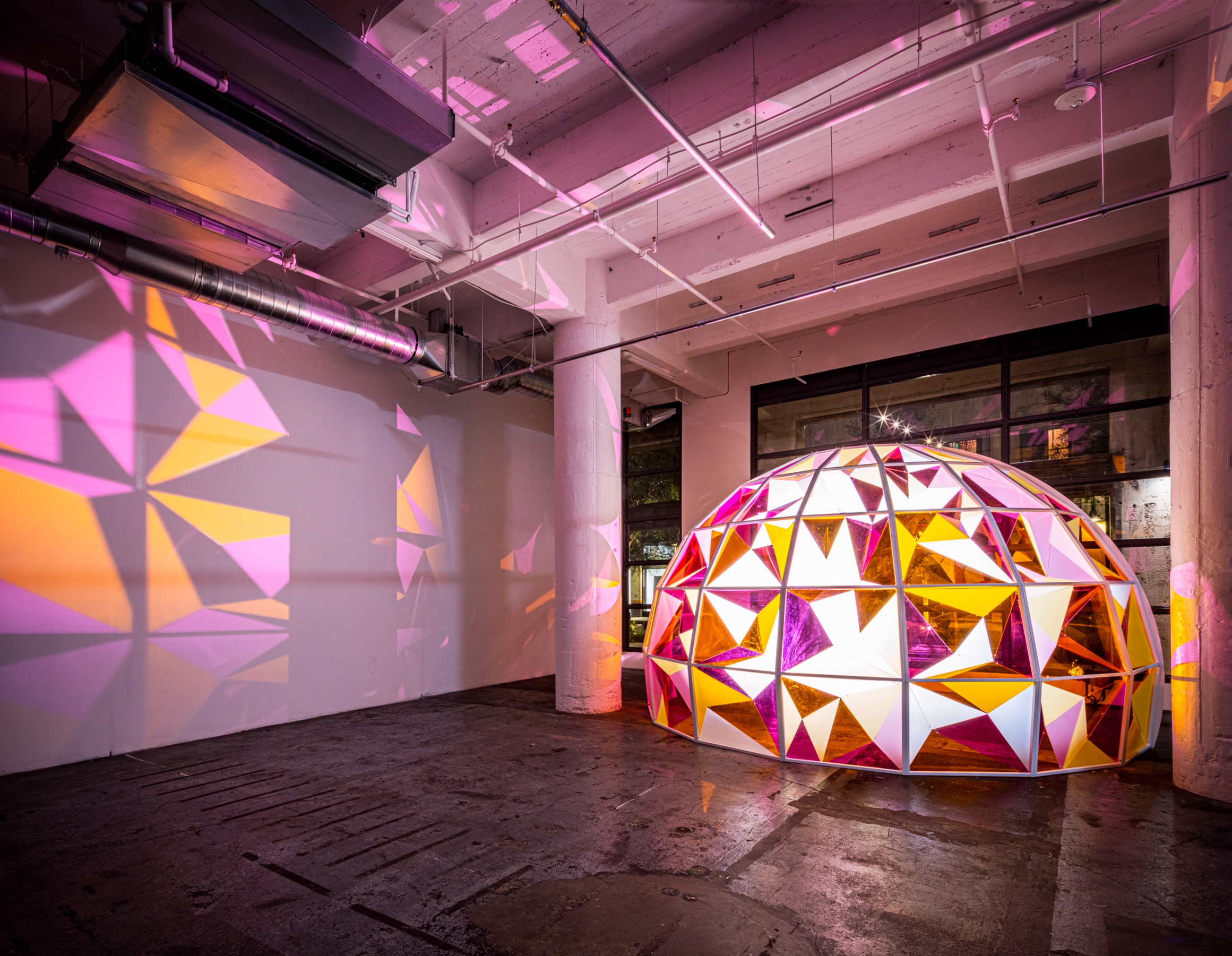 Shell at night