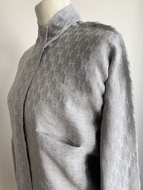 3D chef's jacket in progress