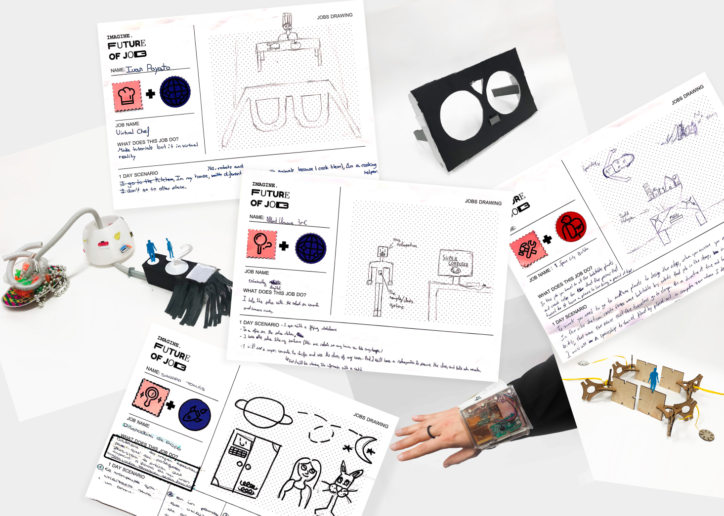 Imagine future of jobs with magic machine workshop