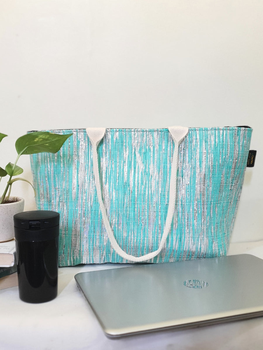 reCharkha Upcycled Handwoven Office Work Tote
