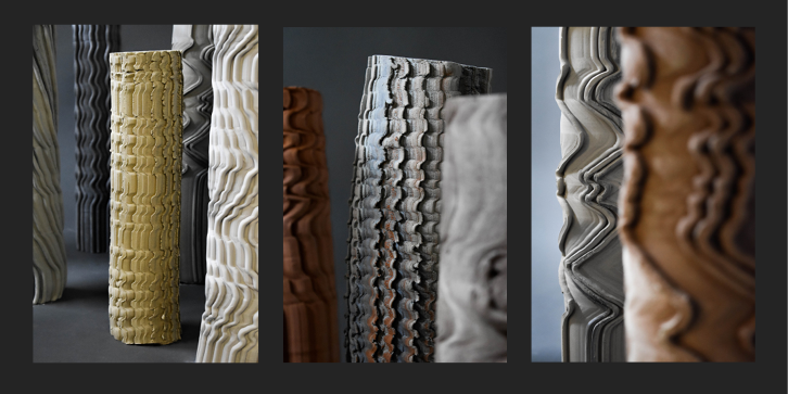 Textures of cremation urns