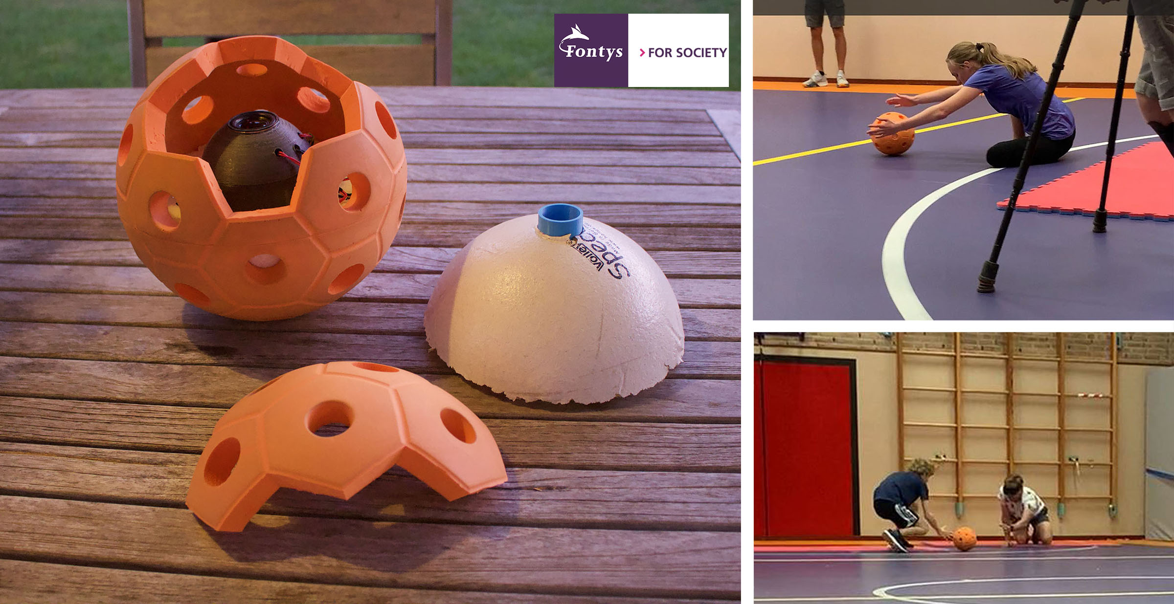 Ball for visually impaired children