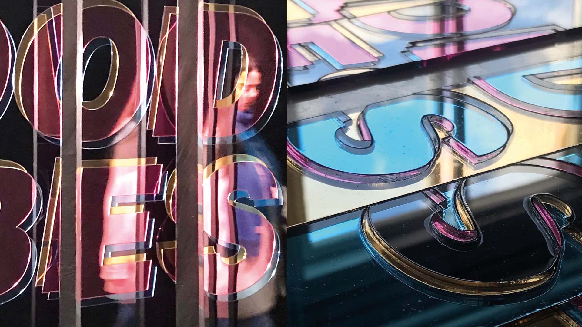 A dynamic, reflective object
