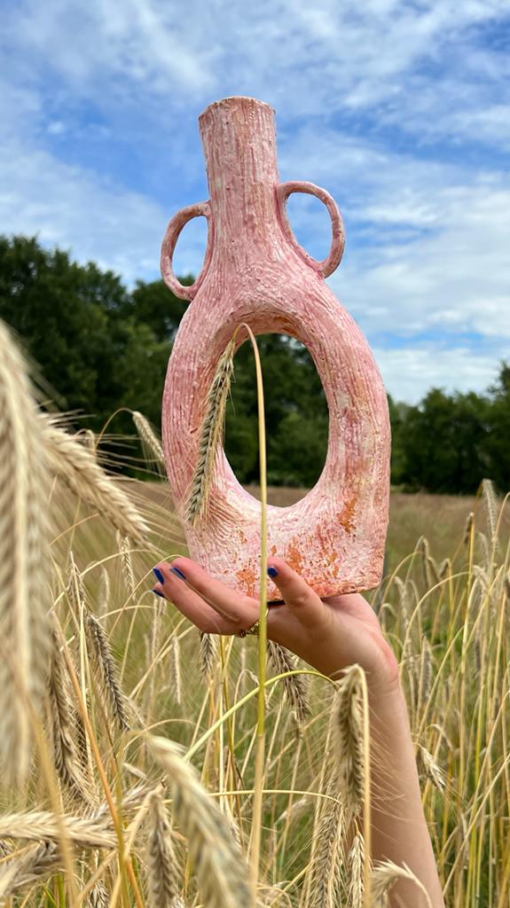Unique ceramic quirky vase