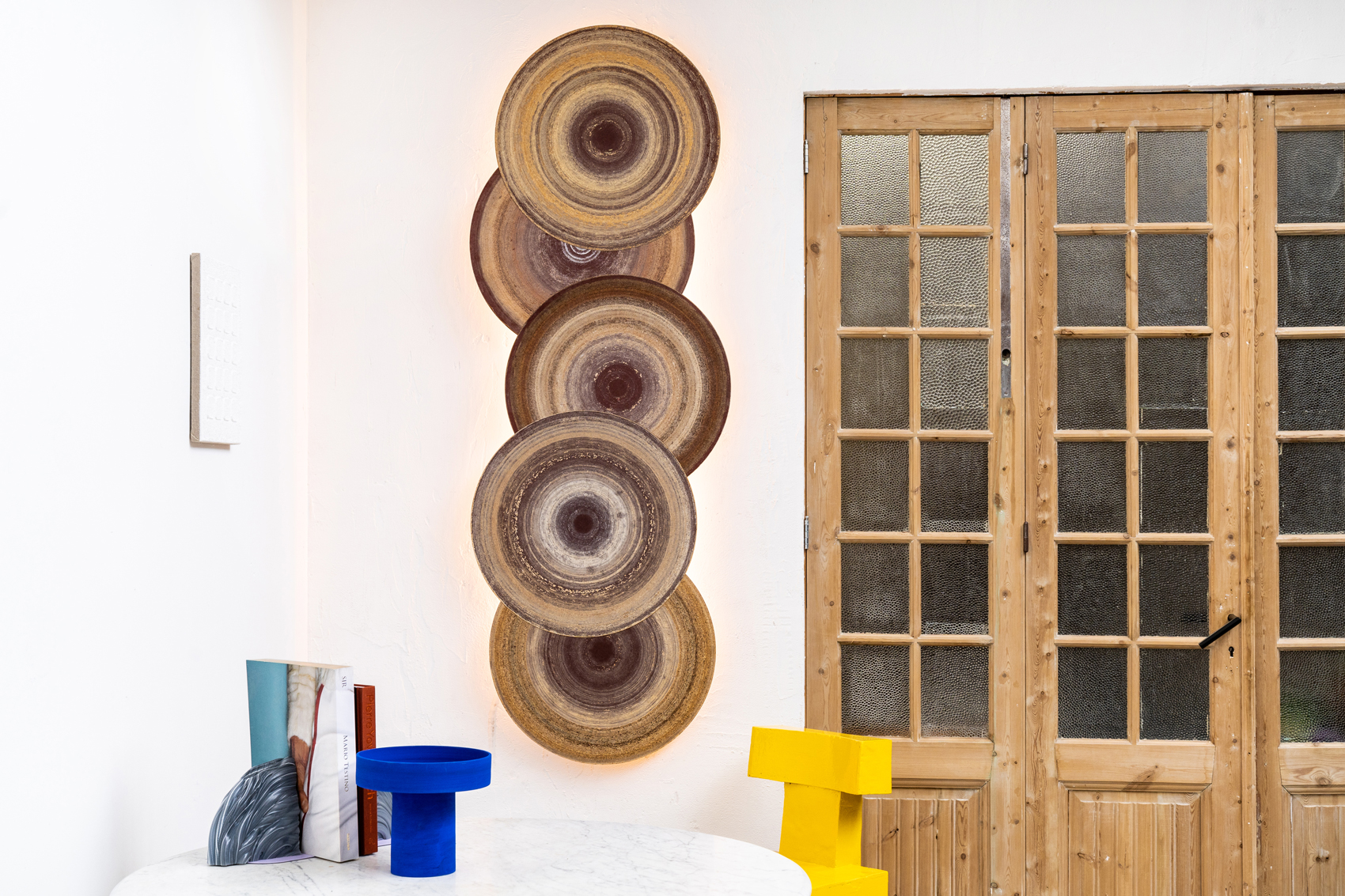 Re-Editions wall lamp 5 discs
