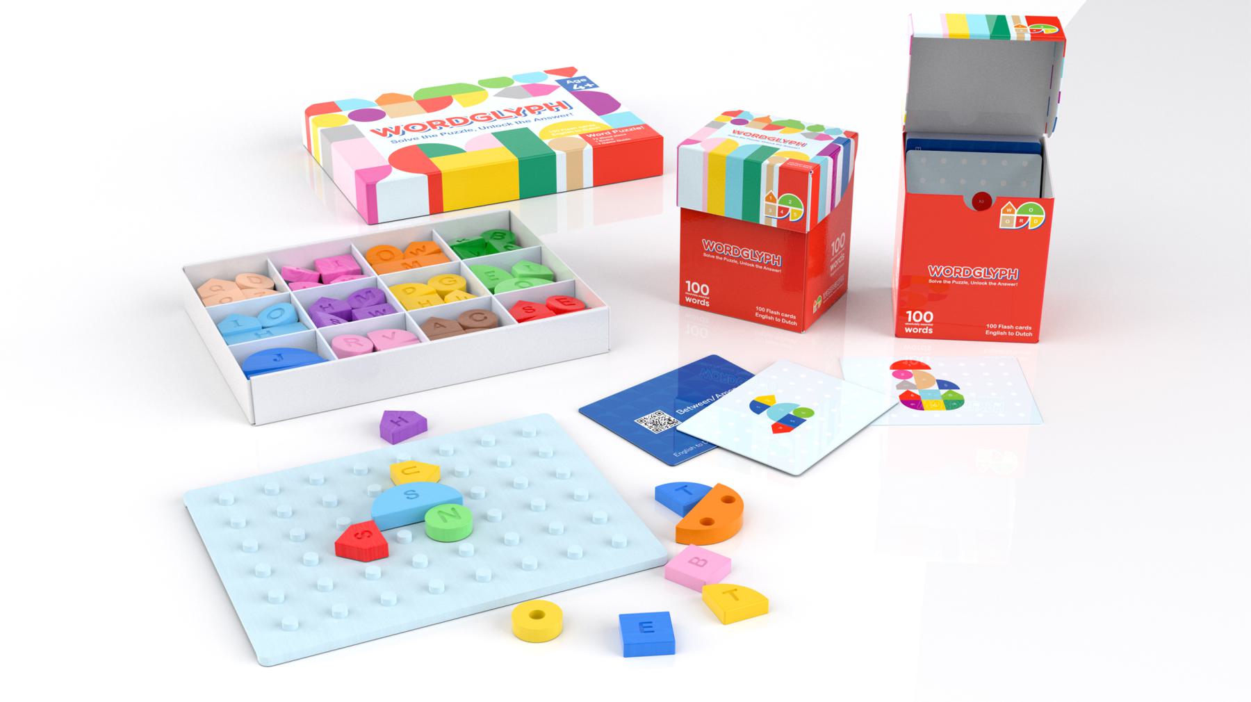WordGlyph Educational puzzle set