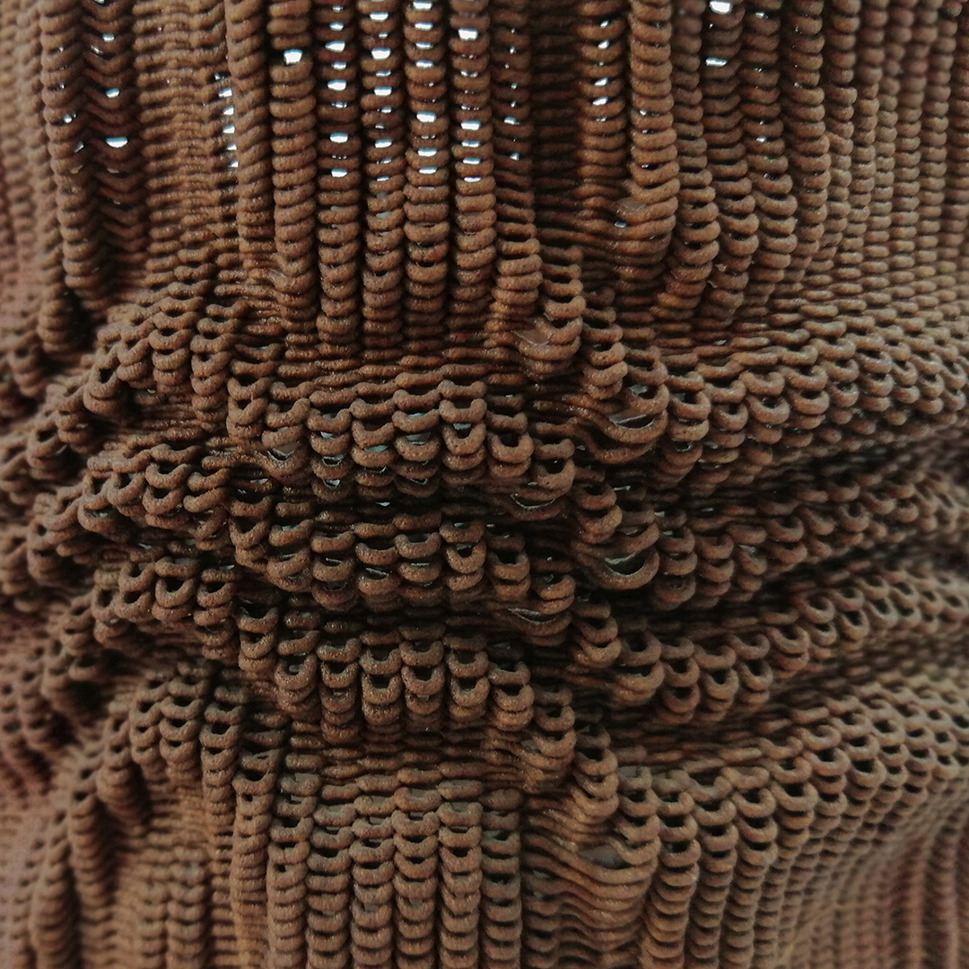 Woven Wood Flowerpot