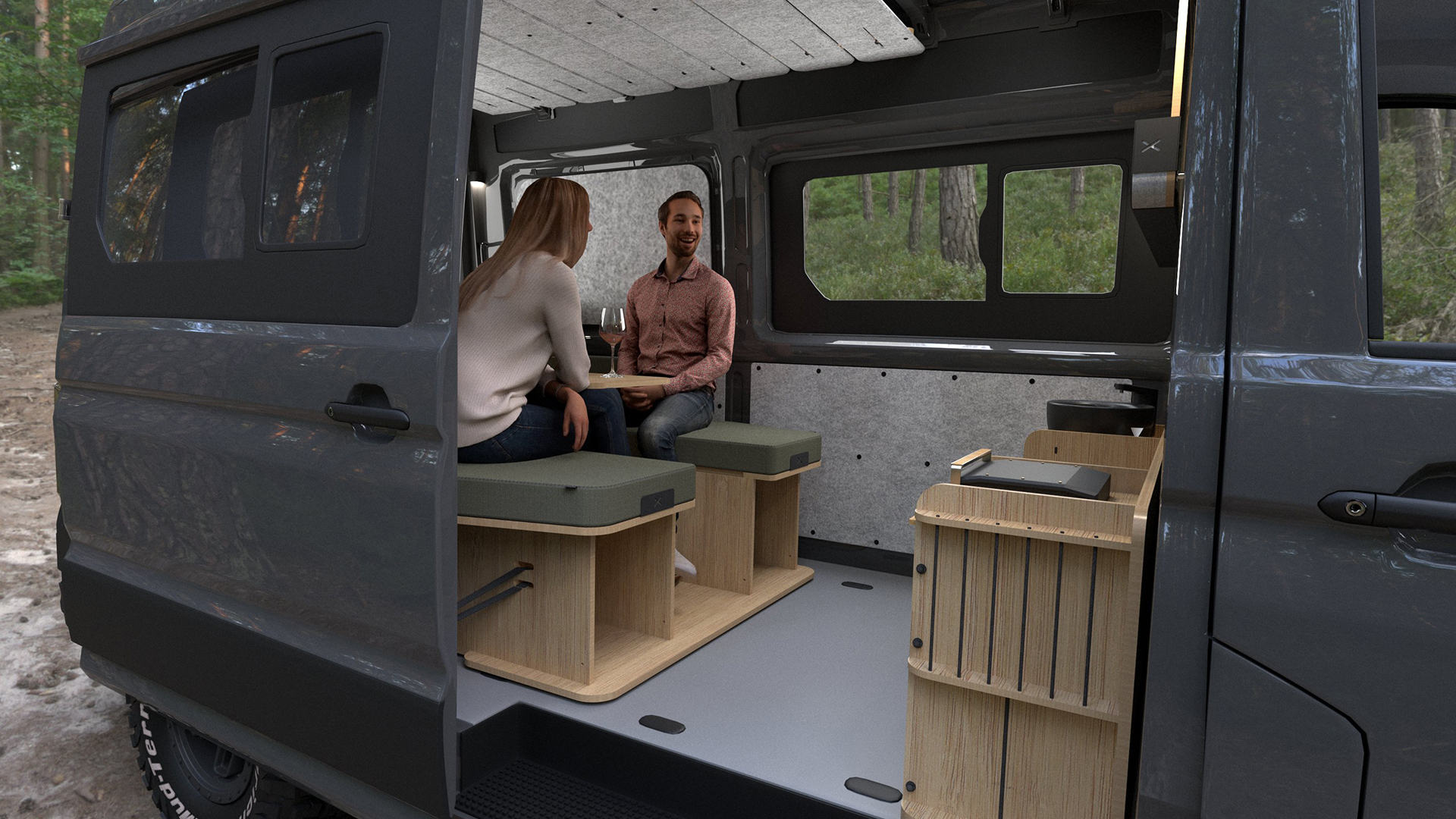 Next Route Van Interior Pack built