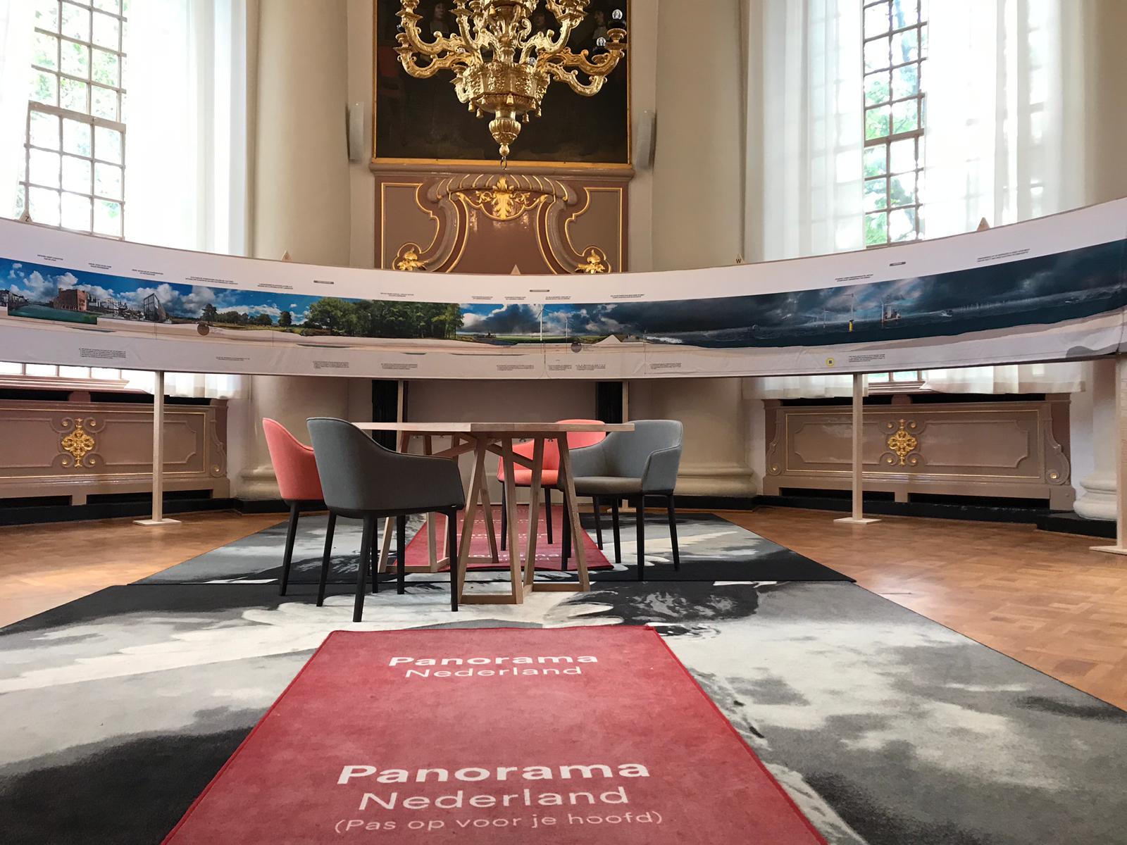Panorama Nederland in de Grote Kerk in Zwolle